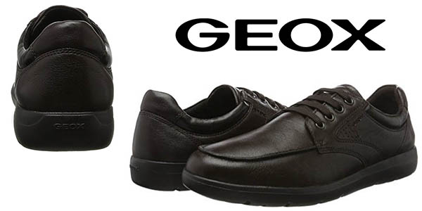 Geox U Leitan B zapatos de cuero para hombre oferta