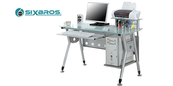 Mesa de escritorio y ordenador SixBros. CT-3783 barata en eBay España