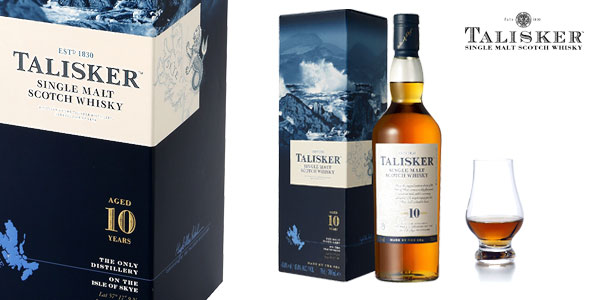 Talisker Single Malt Whisky Escocés botella de 700 ml barato en Amazon