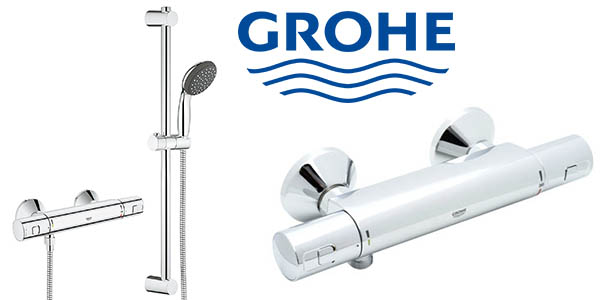 ▷ Chollazo Set de ducha Grohe Precision Start con grifo termostático y  barra por sólo 126,63€ con envío gratis (-55%)