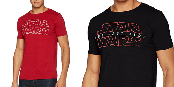 Camiseta Star Wars The Last Jedi de algodón para hombre barata