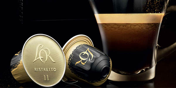 cápsulas de aluminio Café L'Or Espresso Ristretto 50 unidades compatibles con las cafeteras Nespresso