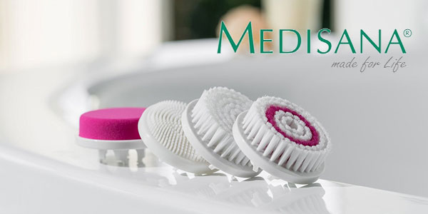 Cepillo limpiador facial Medisana FB 885 recargable con 4 accesorios y 4 velocidades chollo en Amazon