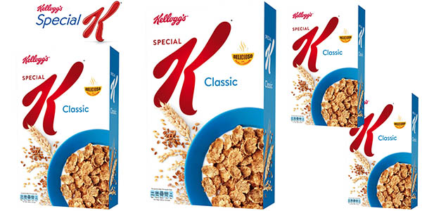 Kellogg's Special K 4 cajas de 500 gramos en oferta