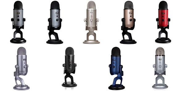 Micrófonos Blue Yeti en varios colores