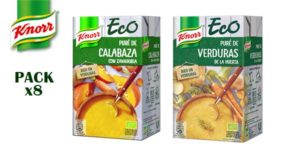 Pack 8 Paquetes Purés Knorr Eco de verduras de la huerta barato en Amazon