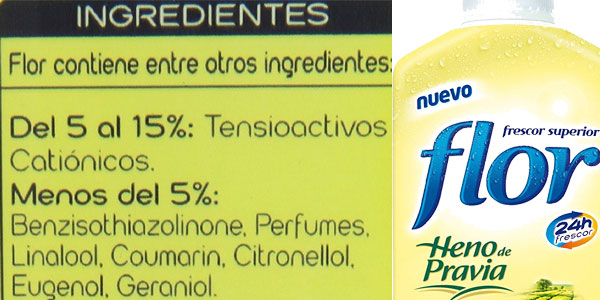Pack de 5 botellas de Suavizante concentrado Flor fragancia Heno de Pravia para 225 lavados chollazo en Amazon