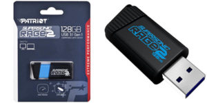 Pendrive Patriot Memory Supersonic Rage 2 USB 3.0 de 128 GB