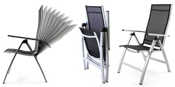 silla de exterior Nexos en aluminio barata