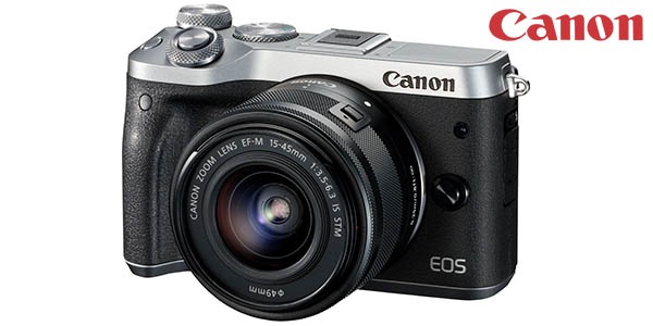 Cámara EVIL Canon EOS M6 de 24.2 MP + EF-M 15-45MM