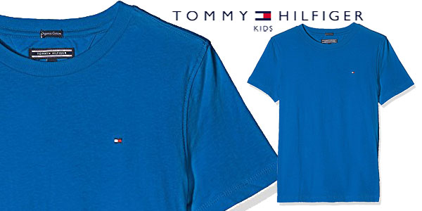 Camiseta Tommy Hilfiger AME Original para niños en 4 colores chollazo en Amazon