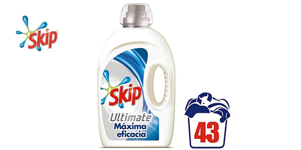 Detergente líquido Skip Ultimate Máxima Eficacia barato en Amazon