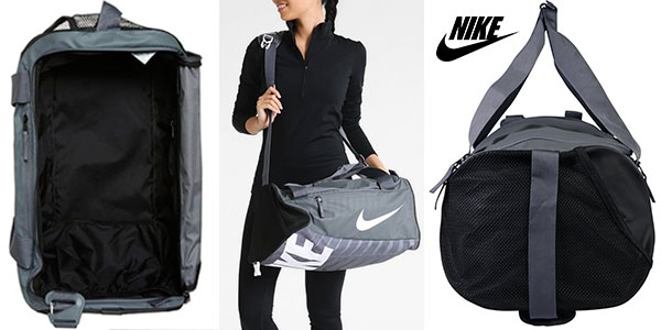 Bolsa de deporte Nike Alpha Adapt Cross Body gris rebajada