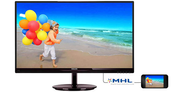 Monitor Philips 274E5QHSB SmartImage Lite de 27" Full HD barato
