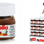 Pack x64 botes de Nutella mini de 25 gr