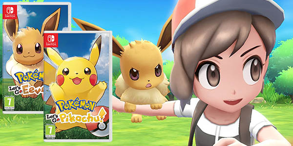 Pokémon Let’s Go Pikachu o Pokémon Let’s Go Eevee para Nintendo Switch