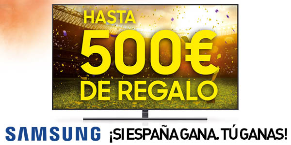 Compra un Samsung QLED TV de 65" o más y gana dinero desde el primer partido de España