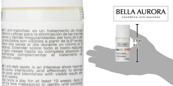 Serum de tratamiento de choque antimanchas Bella Aurora BIO 10 para piel mixta-grasa chollo en Amazon