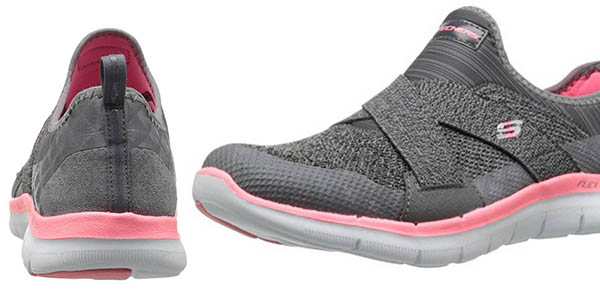 Skechers Flex Appeal 2.0-New Image zapatillas sin cordones cómodas chollo