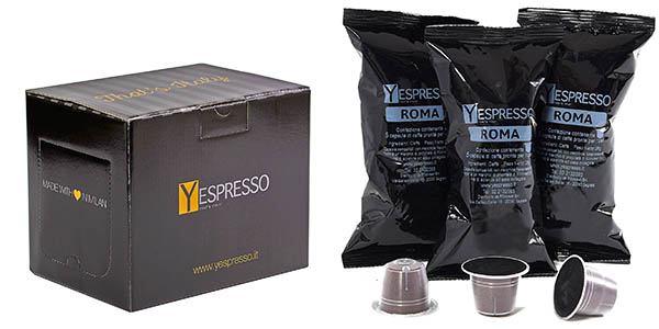 cápsulas compatibles de café Nespresso y Dolce gusto de sabor intenso chollo