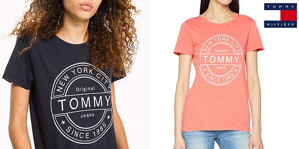 Chollo Camiseta básica Tommy Hilfiger para mujer