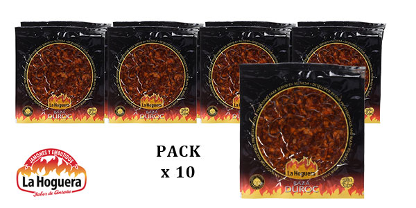 Pack de 10 paquetes de Chorizo Loncheado La Hoguera Duroc (120 gr/ud.) barato en Amazon