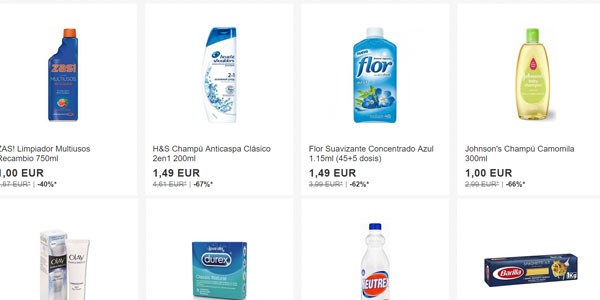 Miniprecios en eBay solo hoy en productos de supermercado