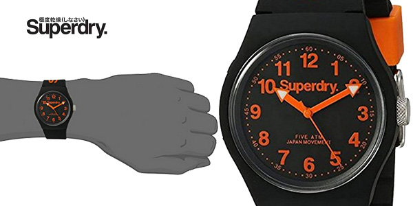 Reloj analógico Superdry SYG164B para hombre barato en Amazon