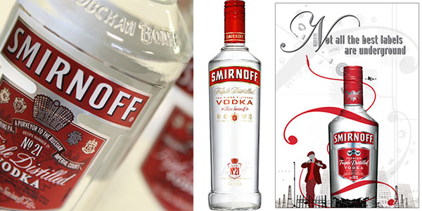 Vodka Smirnoff Red Label de 700 ml barato