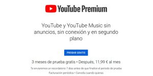 Youtube Premium gratis