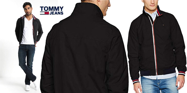Tommy Jeans Chaqueta Basic Casual Bomber 22 en color negro para Hombre barata en Amazon