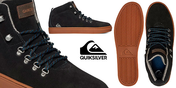 Chollo Zapatillas de media bota Quiksilver Jax de color negro para hombre