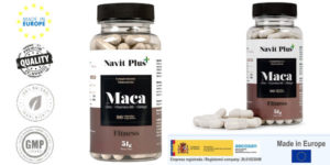 Bote de 90 cápsulas de Extracto de maca con L-Arginina, Zinc, Ginkgo y Vitamina B6 de Navit Plus barato en Amazon