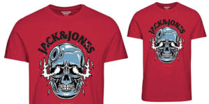 Jack Jones Jorcrown Skull camiseta básica chollo