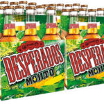 Pack de 24 botellines de cerveza Desperados Mojito (33 cl) en oferta