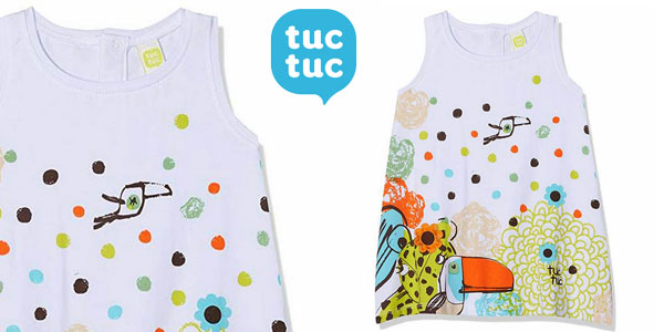  Vestido punto S/M Jungle Draw Tuc Tuc para niñas barato en Amazon