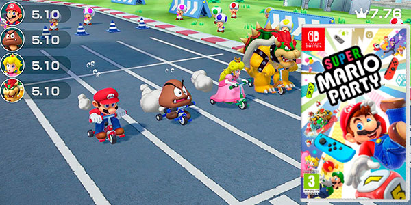 Videojuego Super Mario Party para Nintendo Switch rebajado