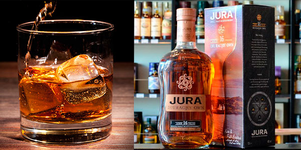 Botella de whisky Jura Diurachs' Own de 16 años (700 ml) barato