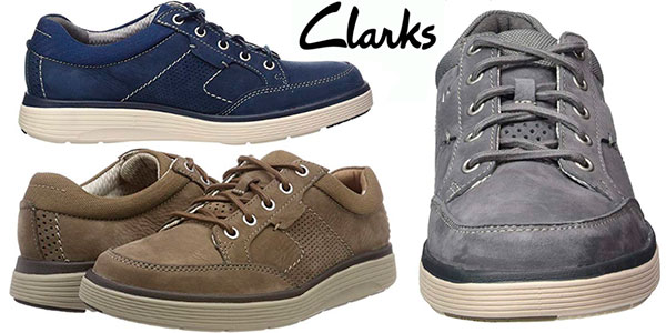 Zapatos de cordones derby Clarks Un Abode Lace para hombre baratos