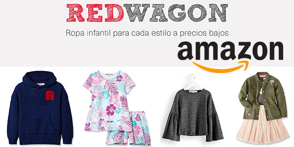 Amazon Moda Red Wagon infantil ofertas