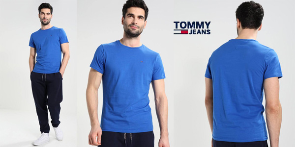 Camiseta Tommy Jeans de punto de algodón para hombre chollazo en Amazon