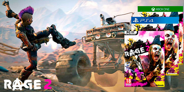 Reserva videojuego Rage 2 para PC Steam, PS4 y Xbox One al mejor precio