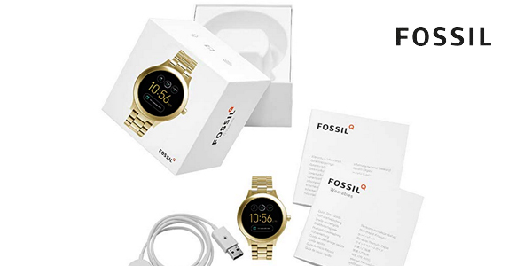 Smartwatch Fossil Q Venture Gen 3 en acero inoxidable dorado para mujer chollazo en Amazon