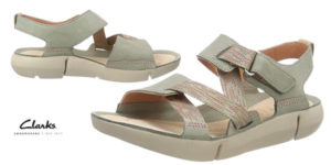 Sandalias Clarks Tri Clover para mujer verde claro baratas en Amazon