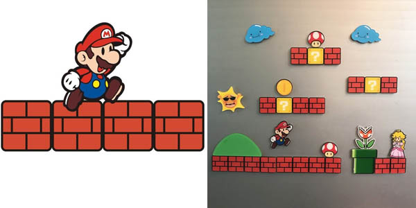 Set de imanes de Super Mario Bros