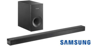 Barra de sonido Samsung HW-K360 2.1 con Bluetooth y subwoofer inalámbrico 130W