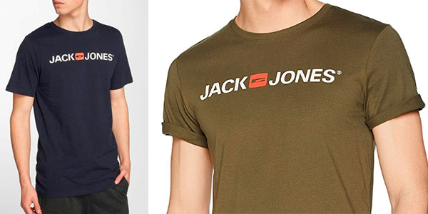 Chollo Camiseta Jack & Jones Jjecorp Logo de manga corta para hombre 