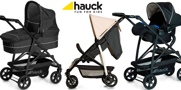 Chollo Coche Hauck Rapid 4 Plus plegable con capazo y sillita para bebé