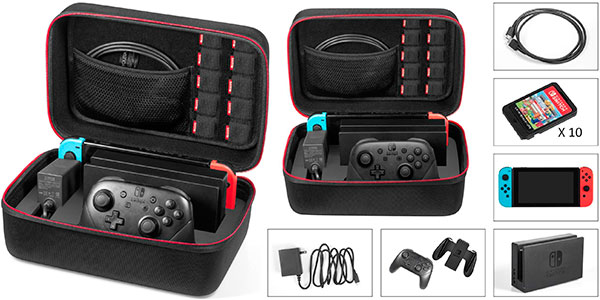 Chollo Estuche de lujo Younik para Nintendo Switch y ...