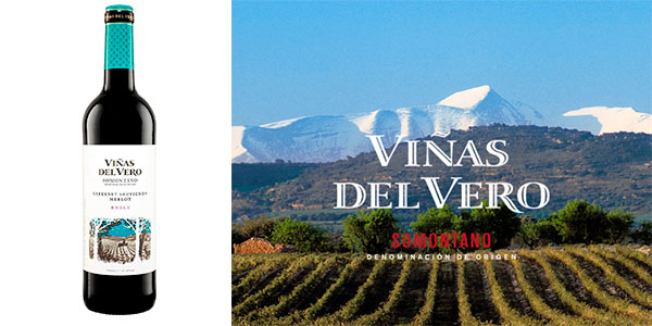Chollo Pack de 6 botellas vino tinto roble Viñas del Vero (2016) con D.O. Somontano